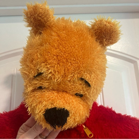 Disney Winnie the Pooh Plush Bear Costume in Red and Tan.‎ Size 12 Months. NWT. - Picture 4 of 12